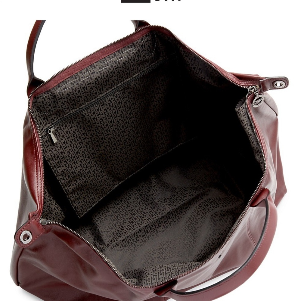 Longchamp leather cross-body duffel - Picture 6 of 12